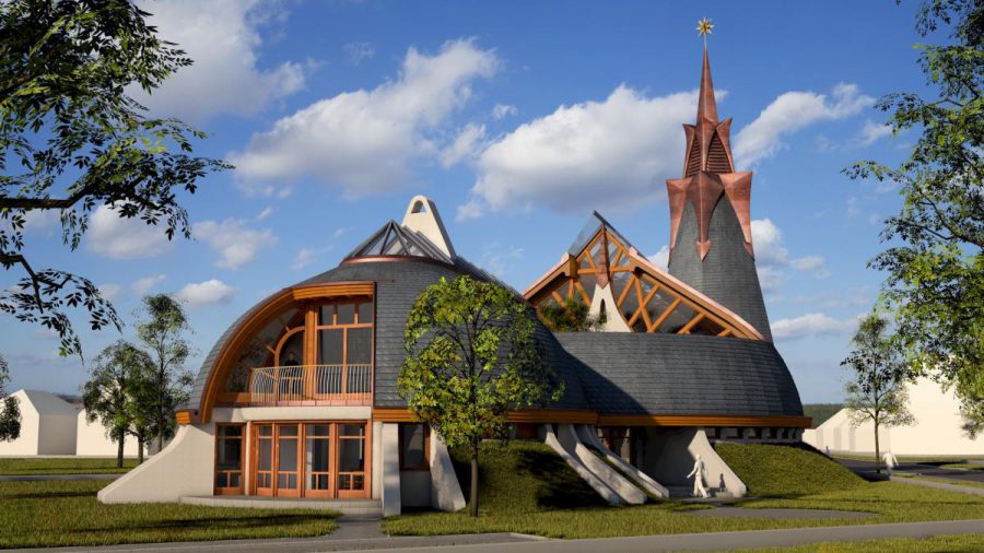 In Pesterzsébet wird eine Makovecz-Kirche errichtet