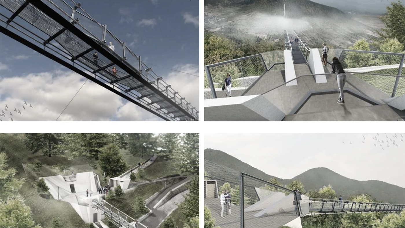 Der Bau der 700 Meter langen Hängebrücke für 4 Milliarden HUF begann in Sátoraljaújhely