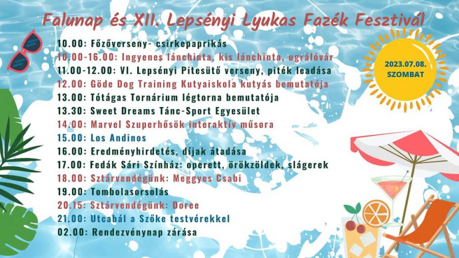 Festival Lyukas Fazék - Topf mit einem Loch 2023, Lepsény
